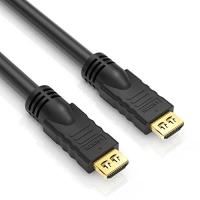 Obrázek PureLink PI1000 200 HDMI spojovací kabel (2K FullHD (1080p), Ethernet), A konektor na konektor, certifikovaný, 20,0 m, černý
