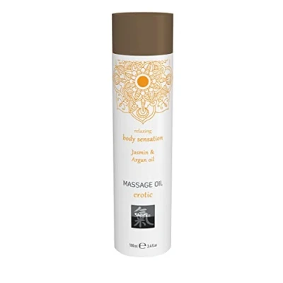 Obrázek HOT Masážní olej erotic Jasmin &amp; Argan oil. na bázi přírodních olejů. Více zábavy a erotiky u partnerské masáže 106 g 67004