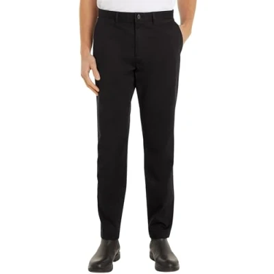 Obrázek Tommy Hilfiger Herren Chino Hose Harlem Tapered Fit, Schwarz (Black), 36W/36L