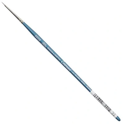 Obrázek Winsor &amp; Newton 5301031 Cotman štětec na akvarelové syntetické vlasy série 111 kulatý štětec, krátká násada s vynikající pružností, barevnou nosností a přesností bodů č. 0000 0,9 mm