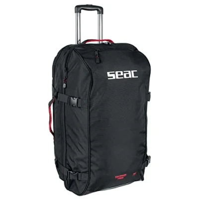 Obrázek SEAC Equipage 1000 Trolley für Tauchausrüstung, 75x42x38 cm, Schwarz, 140 lt