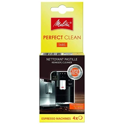 Obrázek Melitta 178599 Perfektní čistící čisticí lišta pro kávovary a espresso 4 záložky důkladné jemné