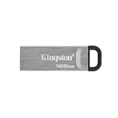 Obrázek Kingston DataTraveler Kyson USB 3.2 Gen 1 Stick 128GB Mit stilvollem, kappenlosem Metallgehäuse