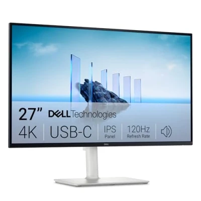 Obrázek Dell 27 Plus USB C Monitor S2725QC, 4K UHD (3840 x 2160), 120 Hz, IPS, 4 ms, AMD FreeSync Premium, 99 % sRGB, výškově nastavitelné, zabudované reproduktory, 2 C, HDMI, USB, záruka 3 roky