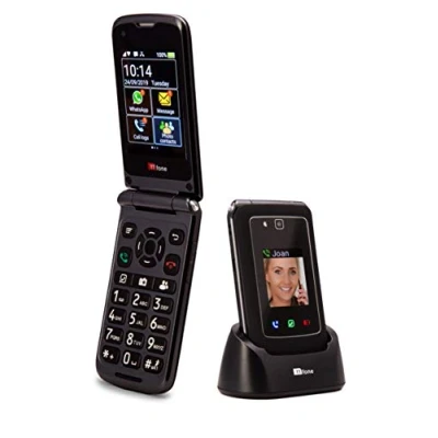 Obrázek TTfone Titan TT950 Whatsapp 3G Touchscreen Senior Big Button flip mobilní telefon jednoduché a snadné použití (pouze telefonování)