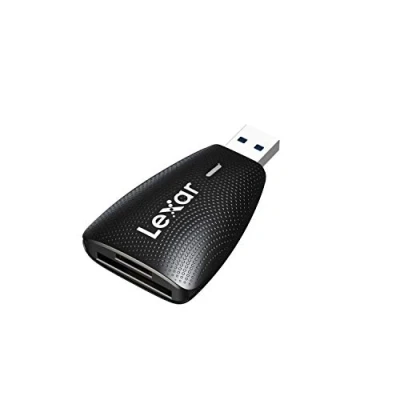 Obrázek Lexar Externí čtečky karet Multi Card 2 v 1, USB 3.1, až 312 MB/s pro UHS I II SD kartu a micro kartu, čtečka karet, kompatibilní s 3.0/2.0, adaptér na karty (LRW450UBAMZN)