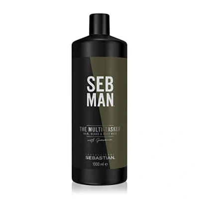 Obrázek SEB MAN THE MULTITASKER šampon 3 v 1, na vousy a sprchový gel ve velikosti zásoby pro všechny H