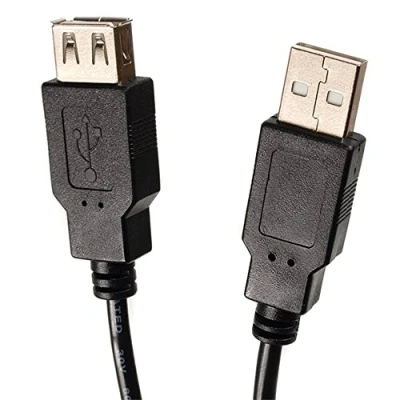 Obrázek MacLean Mctv pro 744/745 USB kabel přípojka 2.0 Ethernet prodlužovací zdířka/konektor, 3m