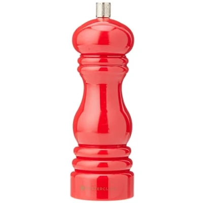 Obrázek MasterClass Pfeffermühle oder Salzmühle mit austauschbarer Kappe, Kunststoff, rot, 17 cm
