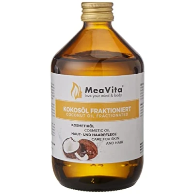 Obrázek VitaFeel Kokosový olej frakční, 1 balení (1 x 500 ml) ve skleněné lahvičce vč. pumpičky