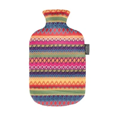 Obrázek Fashy 6757 25 2007 ohřívací láhev s potahem v Peru design 2,0 l, hnědá růžová