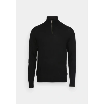 Obrázek Jack &amp; Jones Jjeemil CREW NECK NOOS Svetr, Muži, Velikost: Large, Black