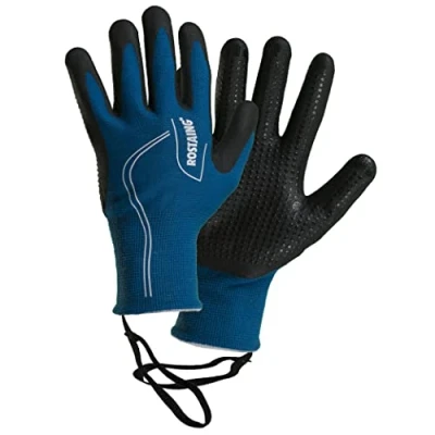 Obrázek ROSTAING Handschuhe CANADA Ein Paar taktile Arbeitshandschuhe für Präzisionsarbeiten in kühlen Umgebungen abrasive Arbeiten und Materialhandhabung Dünne, warme Blau