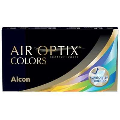 Obrázek Air Optix Colors Sterling Gray měsíční čočky měkké, 2 kusy, Š C 8,6 mm, DIA 14,2 0,5 dioptrií