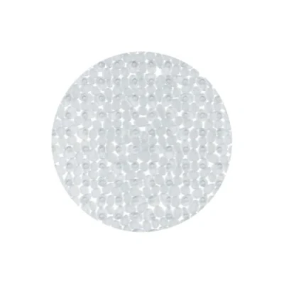 Obrázek Spirella Protiskluzová rohož do sprchy Riverstone antibakteriální, protiskluzová, kulatá, Ø 57 cm s hygienickou funkcí sanitized modrá Made in EU