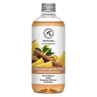 Obrázek difuzér pokojové vůně náplň skořice a pomeranč 500 ml pro difuzor Reed Refill místnosti do vnitřní