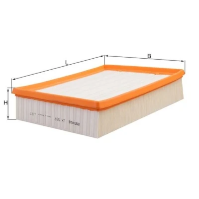 Obrázek Mahle Knecht LX 537 vzduchový filtr