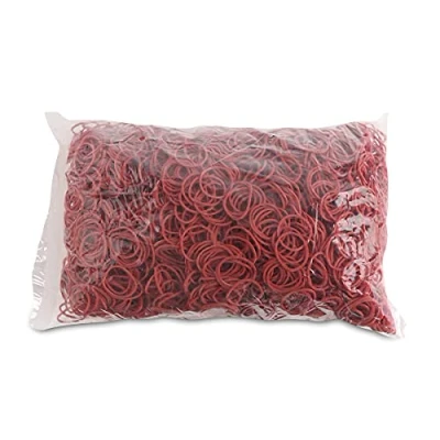 Obrázek OFFICE PRODUCTS gumový pásek průměr: 25 mm barva: červená/hmotnost: 1000 g 1 kg/guma do domácnosti gumové kroužky pryž/kaučuk 60% / gumy pro domácnost, kancelář, školu