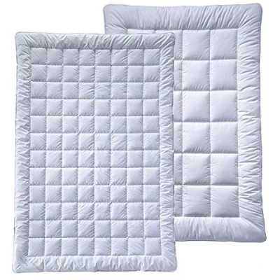 Obrázek billerbeck Přikrývka S20 DUETT deka pro 4roční období 135 x 200 cm lehká letní + přechodová deka, AIRFILL® výplň z dutých vláken, bílá