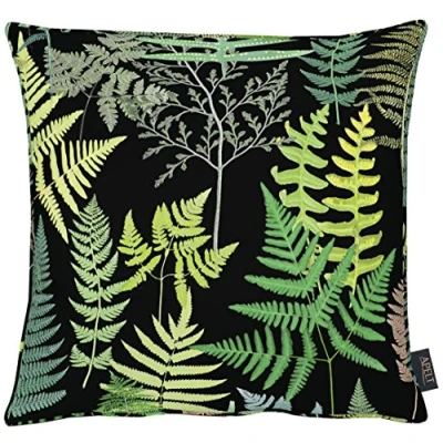 Obrázek APELT Fauna 46X46 89 povlak na polštář, polyester, bavlna, zelená/černá, 46 x 0,3 cm
