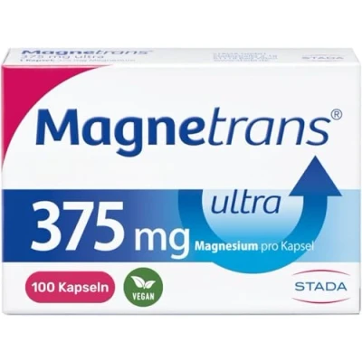 Obrázek Magnetrans 375 mg ultra kapsle hořčíkové pro normální funkci svalů a nervů 1 x 100 kapslí