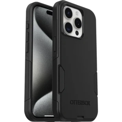 Obrázek OtterBox Pouzdro Commuter pro iPhone 15 Pro, odolné proti pádu, ochranné pouzdro, 3x černé, žádné maloobchodní balení