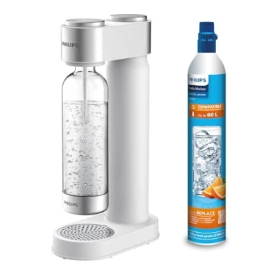 Obrázek Philips Water Výrobník sody ADD4902WH/10 GoZero plast, 1 litr, bílý