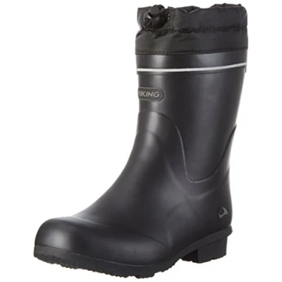 Obrázek Viking Unisex gumové holínky Kun​t​o​ Mid​ Wa​m, černá