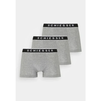 Obrázek Schiesser 3PACK Boxershorts Organic Cotton 95/5 Boxerky, Muži, Velikost: Large, Blue/black/grey