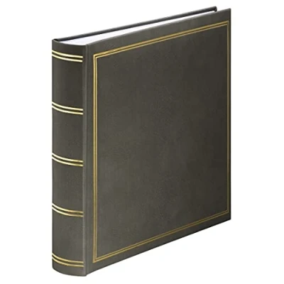 Obrázek Hama Jumbo fotoalbum London 30 x cm (fotokniha s 80 bílými stranami, album na 320 fotografií k vlastnímu vytvoření a nalepení) šedé