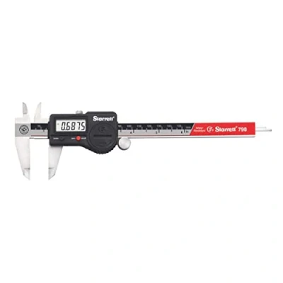Obrázek Starrett Digitální posuvné měřítko 798A 6/150, ušlechtilá ocel, provoz na baterie, palce/metrické, rozsah 0 6&quot;, přesnost +/ 0,001&quot;, rozlišení 0,0005&quot;, splňuje specifikace DIN 862