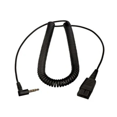Obrázek Jabra 8800 01 102 Anschlusskabel QD auf Klinke für Apple Mac Books Schwarz, 3,5 mm