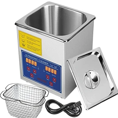 Obrázek Vevor Ultraschallreiniger Reinigungsmaschine aus Edelstahl mit digitaler Heizungs Timer für den privaten und gewerblichen Gebrauch im Labor (2L)