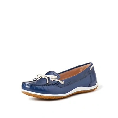 Obrázek Geox Dámské D Vega Moc B mokasíny, Blue Skin