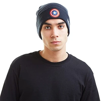 Obrázek Marvel Pánský Visor Captain America Shield, Námořnická modrá