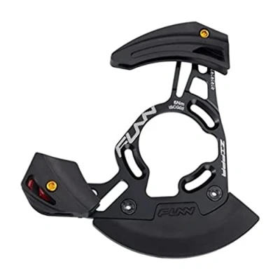 Obrázek Funn Zippa DH Kettenführung, ISCG05 Schnittstelle, BSA Adapter inklusive, 32T 38T, Kettenprotektor für Mountainbike (Schwarz)