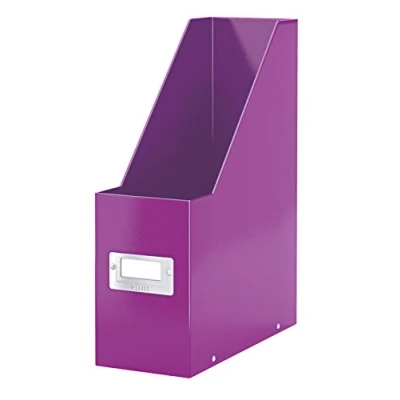 Obrázek Leitz, Stojanový pořadač, fialová, A4, Click &amp; Store, 60470062