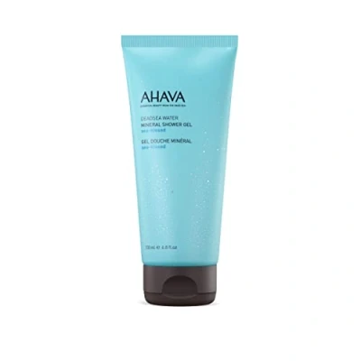 Obrázek AHAVA Sprchový gel z Mrtvého moře, Sea Kissed osvěžuje a uvolňuje, čistí od nečistot, s minerální směsí osmoteru zinku, 6. 8 fl.oz