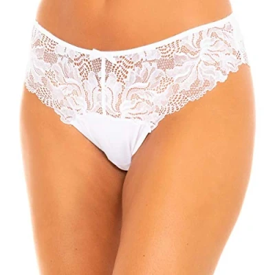 Obrázek Dim Slip Generous Essentiel Aus Spitze Damen x1, White, M