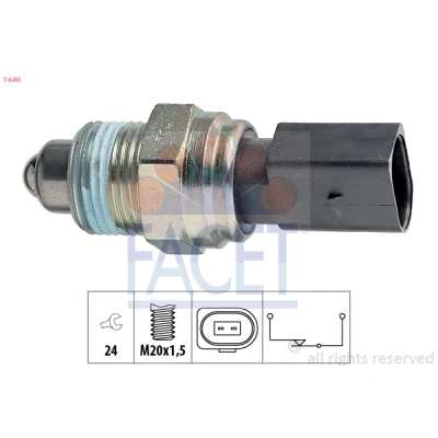 Obrázek Facet 7.6205 spínač, couvací světlo