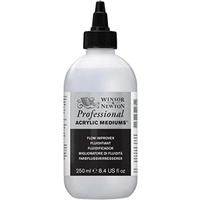 Obrázek Winsor &amp; Newton 3040937 Zlepšení barevného toku pro akrylové barvy, zvyšuje tekutost barev láhev 250 ml