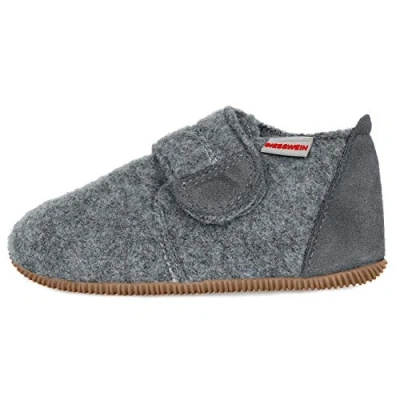 Obrázek Giesswein Unisex dětské pantofle bez podšívky, Břidlice 017