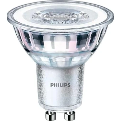 Obrázek Philips LED Classic GU10 Lampen 10 er Pack (50 W), Reflektor Spots mit warmweißem Licht, energiesparende langer Nutzlebensdauer