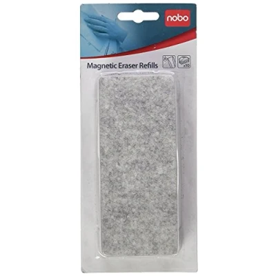 Obrázek Nobo Nachfüll Pads für Whiteboard Tafelwischer, 10 Stück, Ideal Dry Wipe Oberflächen, 34534497