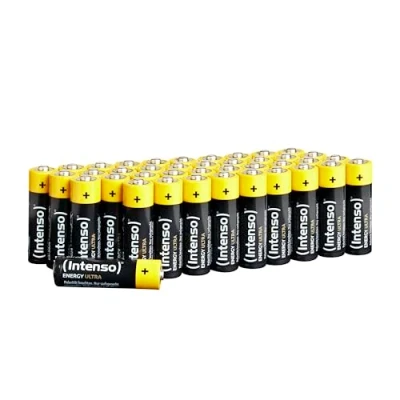 Obrázek Intenso Energy Ultra AA Mignon LR6 alkalické baterie, stříbrné, (40 kusů)