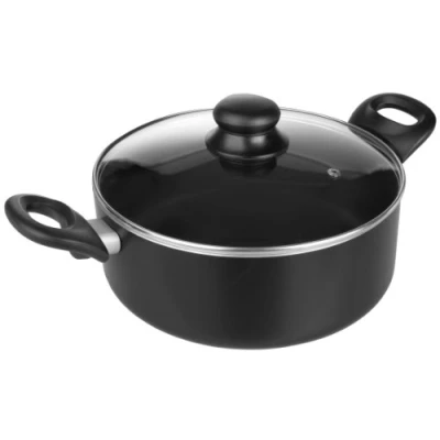Obrázek IBILI Hrnec se skleněnou poklicí, hliník, 20 cm, nepřilnavá, vhodná pro indukci