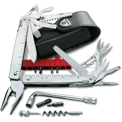 Obrázek Victorinox Swiss Tool X Plus Ratchet 38 Functions Tawny Leather Multitool
