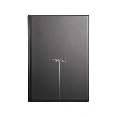 Obrázek DAG I LOVE MENU Speisekarte RISTO A5, Schwarz , PVC, 23 x 16.2 0.7 cm