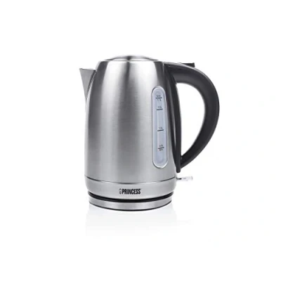 Obrázek Princess 01.236018.01.001 Rostfreier Wasserkocher aus Edelstahl, Fassungsvermögen 1,7 L, 2200 W