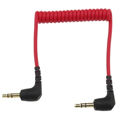 Obrázek OTOTEC 3,5 mm kabel mikrofonu náhrada kompatibilní s Rode Wireless GO VideoMic 2/VideoMicro konektor na TRS audio mikrofon Aux Mic